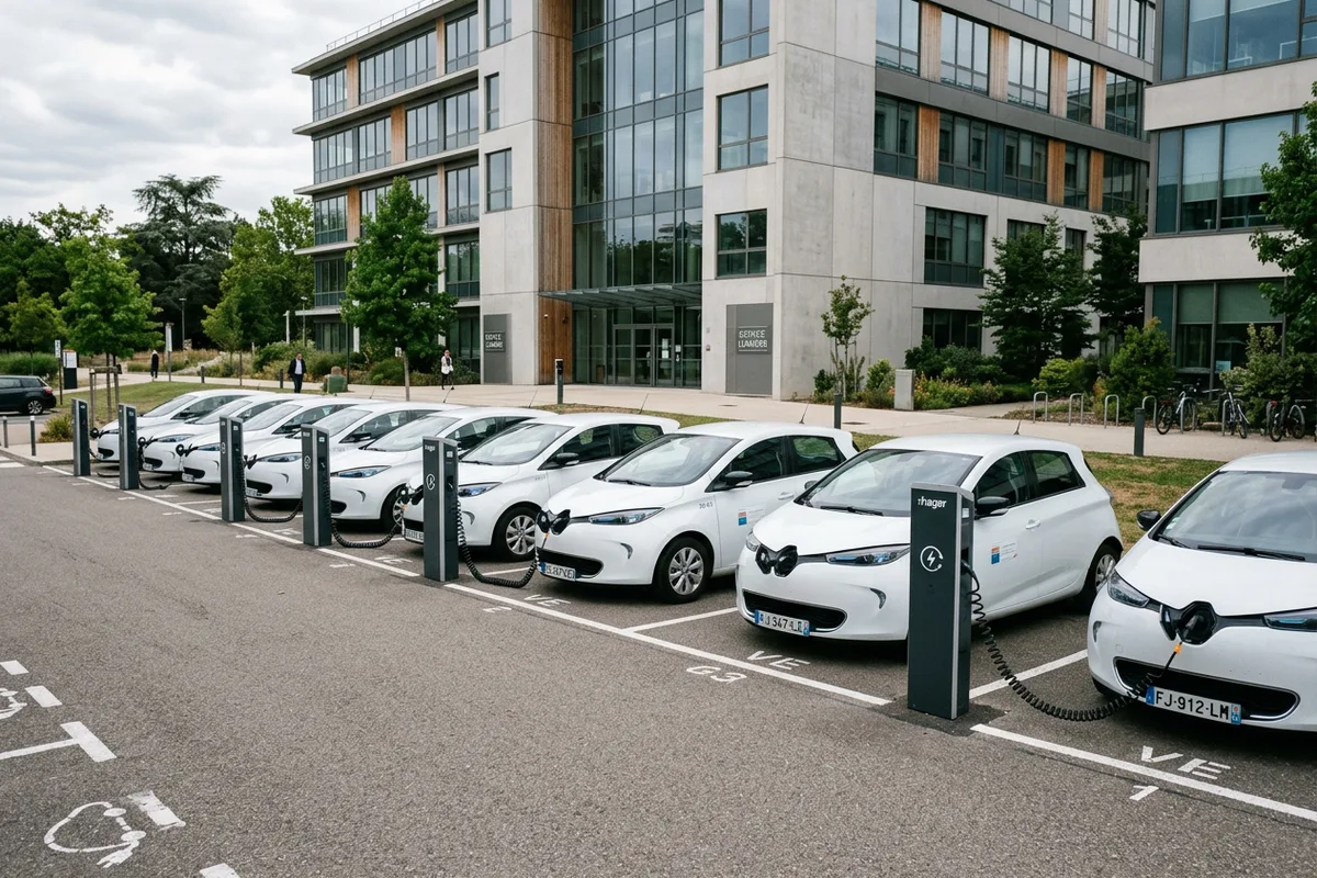 Installation de bornes de recharge pour flotte d'entreprise à Berck