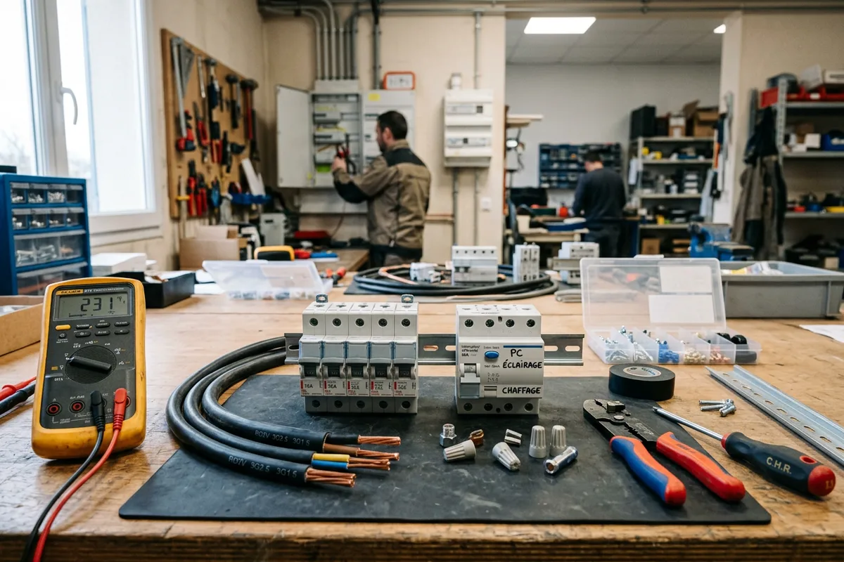 Préparation des équipements électriques pour installation de wallbox performante à Cormontreuil Préparation des équipements électriques pour installation de wallbox performante à Cormontreuil
